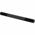 Bsc Preferred Left-Hand to Right-Hand Male Thread Adapter Black-Oxide Steel 1/2-13 Thread 6 Long 94455A433